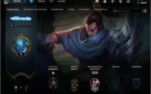 Vendo conta de lol com mais de 1100 reais em skin