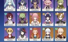 Conta Genshin Impact, Ar 57 Na, 13 Personagens 5*