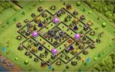 Clash of Clans CV9 Full + 1900 Gemas, Full Reservatórios