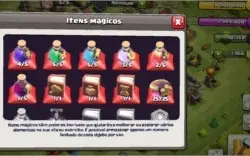 Clash of Clans CV9 Full + 1900 Gemas, Full Reservatórios