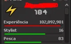 CONTA LVL 184 RAIBOLT SERVER GOLD (com pokes)