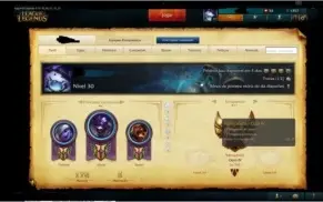 Conta LoL 57 skins + 69 chamos gold 4