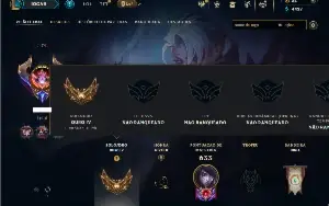 Unranked com TODOS os champs e 272 Skins ( ADC / JG )