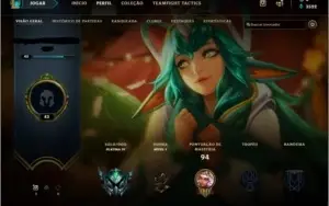 Conta League of Legends Platina IV
