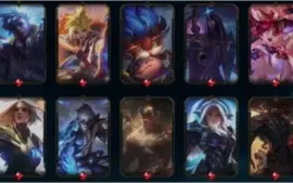 CONTA LOL LVL 370 PLATINA 3 COM 347 SKINS TODOS CHAMPS