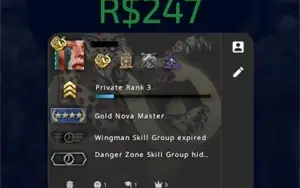 CS:GO PRIME | 4 MEDALHAS | OURO 4