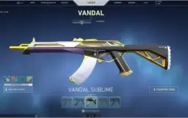 VALORANT CONTA NIVEL 198 VANDAL SUBLIME PHANTOM SING