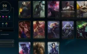 Conta league of legends platina lV 60% WR 29 skins 45 champ
