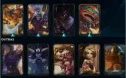 Conta league of legends, 106 skins, 46967 de essencia,antiga