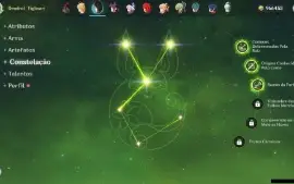 GENSHIN IMPACT - AR57, 20 Personagens T5 e 3 armas T5.