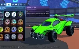 VENDO CONTA ROCKET LEAGUE COM ITENS RAROS!!!