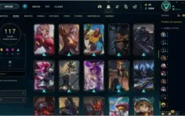Conta lol gold1 +117skin
