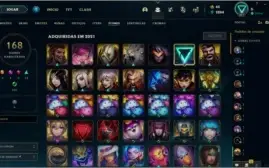 Conta lol gold1 +117skin