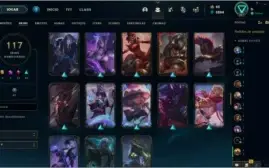 Conta lol gold1 +117skin
