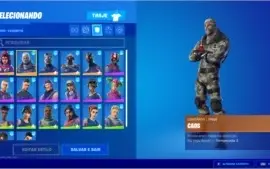 Conta Fortnite - Season 4 full + Galaxy + Tubarão Mako