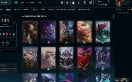 Conta Mestre 150pdl +, mmr de Grão Mestre, com skins míticas