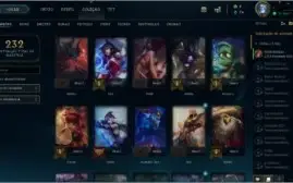Conta ouro4 / s9 platina4 lvl 114 , 103 champs , 25 skins