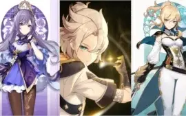 GENSHIN IMPACT - AR25 - ALBEDO + KEQING + JEAN