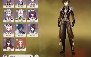 Zhongli, diluc c1, qiqi, keqing. Banner garantido