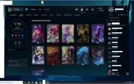 Conta League of Legends lvl 254 + Conta valorant beta