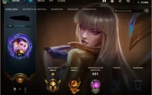 Conta lol Ouro 3, todos os champions e 209 skins
