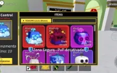 Conta blox fruit super gemada