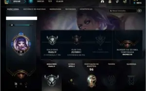 Conta prata 4 com 13 skins e 41 champs