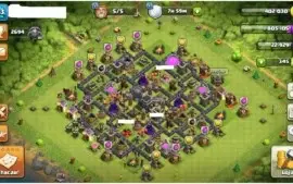 Clash of clans CV 9 Full + Vila do construtor