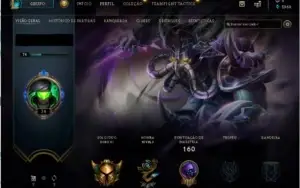 Conta LOL Ouro 3