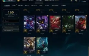 Conta LOL Ouro 3