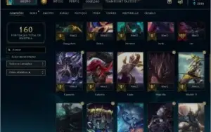 Conta LOL Ouro 3