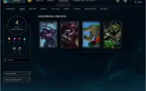 Conta LOL Ouro 3