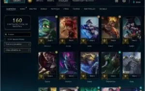 Conta LOL Ouro 3