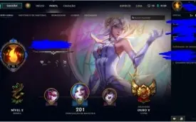 Conta lol ouro V