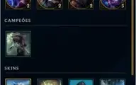 Conta lol ouro V