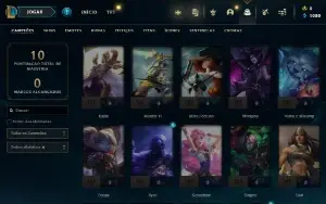 CONTA DE LOL UNRANKED C/ PROJETO IRELIA/APHELIOS FERA LUNAR