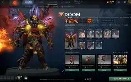 CONTA DOTA 2 ANCESTRAL 2, 4010K MMR 10K CONDUTA + ITENS