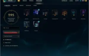 ACC LOL 129 Champs 101 Skins Solo Gold 5/ Flex Gold 3