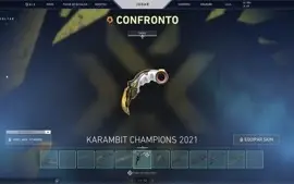 Conta valorant com pacote champions e várias skins