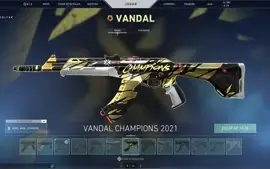 Conta valorant com pacote champions e várias skins