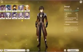 AR 10 Zhongli, fischl e bennett ++ Server NA