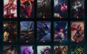 MMR Platina Todos os campeões 150 skins 70 cromas e +150k EA