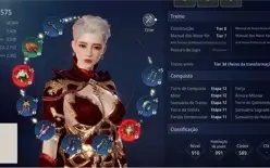 Mir4 Feiticeira lvl 81 113k de poder sem clã 7 pets épicos