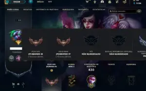 Conta bronze 4 com 150 Champs e 116 Skins