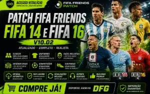 FIFA 14 E 16: FRIENDS V1 | FRIENDS v10 + Fix 10.2 Vitalício