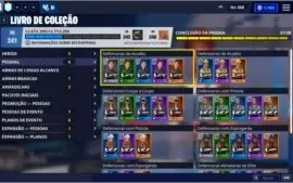 Conta com passes da Temporada 3 até Capitulo 2 Completos!