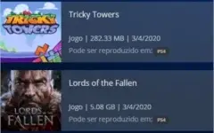 Conta PSN Plus até 3/04/2021 - Vários Jogos