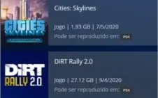Conta PSN Plus até 3/04/2021 - Vários Jogos