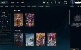 Conta Smurf Unranked Com Skin Ahri Prestígio MMR Alto