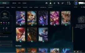 Conta Smurf Unranked Com Skin Ahri Prestígio MMR Alto